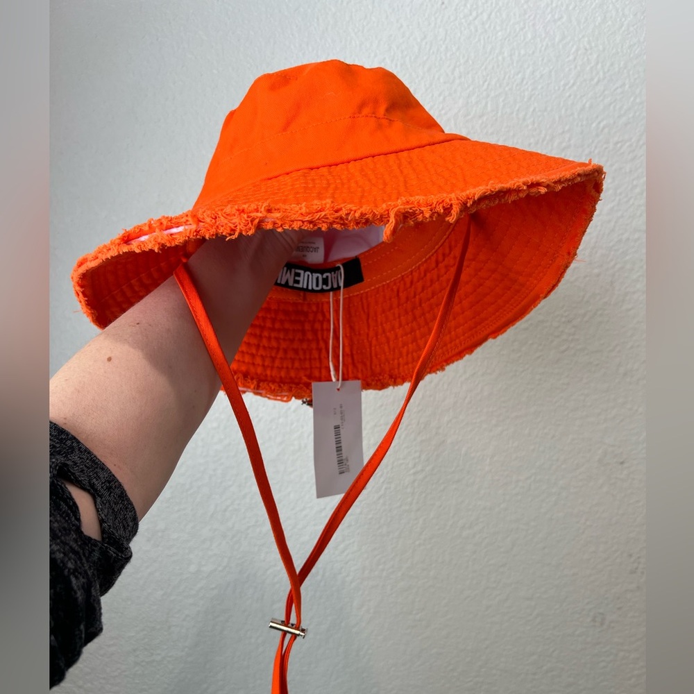 NWT Jacquemus Orange Bucket Hat, OS - Picture 4 of 6